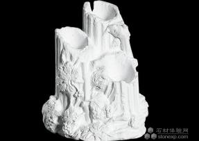 石材雕刻造型之筆筒