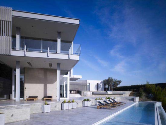 Exterior Design Oberfeld Luxury House in West Hollywood Los Angeles
