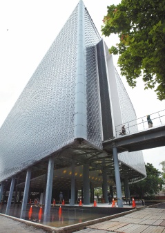 臺北花博會全球首座寶特瓶建筑亮相 創(chuàng)環(huán)保奇跡1