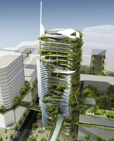 新加坡建造生態(tài)型EDITT大廈1