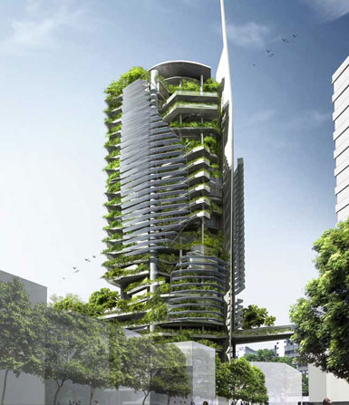 新加坡建造生態(tài)型EDITT大廈2