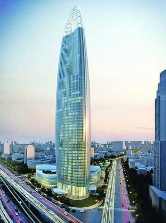 SOM GP AS+GG 濟(jì)南第一高樓設(shè)計(jì)方案全公示1