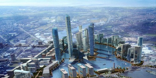 SOM：英國利物浦Wirral Waters片區(qū)規(guī)劃1