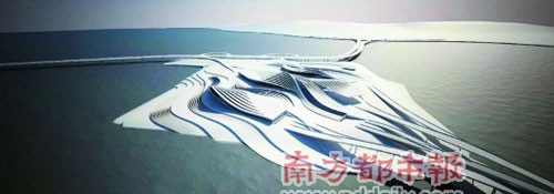 華工學(xué)子設(shè)計作品“浪濤疊影”強(qiáng)調(diào)生態(tài)注重粵港通關(guān)效率,四學(xué)子是國內(nèi)唯一獲獎團(tuán)隊