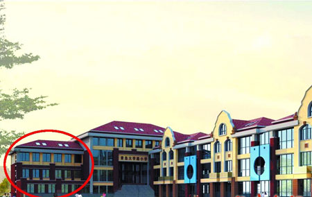 大學(xué)路小學(xué)校園改建最初的設(shè)計方案