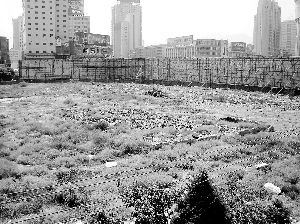 位于東方紅廣場附近的昔日科學宮所在位置現(xiàn)在已荒蕪了10年