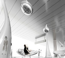 東京地鐵站安裝“東京映像”臨時(shí)建筑展品2