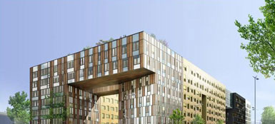 Van Egeraat等設(shè)計(jì)的法國(guó)里昂“Monolith”建筑落成 