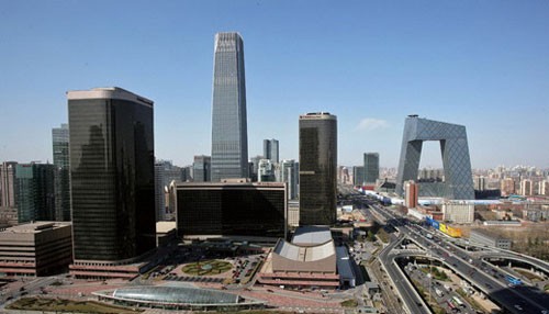 北京第一高樓正式對(duì)外亮相 能防飛機(jī)撞擊1