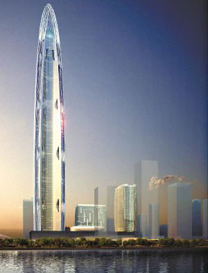 武漢：開建全球第三高樓 606米逾300億2
