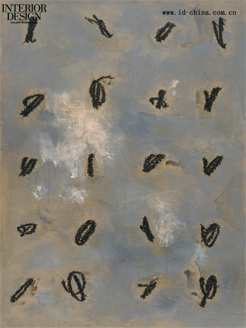 涂點黑 200X150cm 布面丙烯 2010