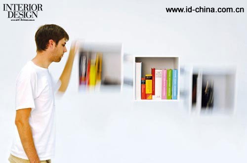 Christian Kim設(shè)計蹺蹺板書架-1