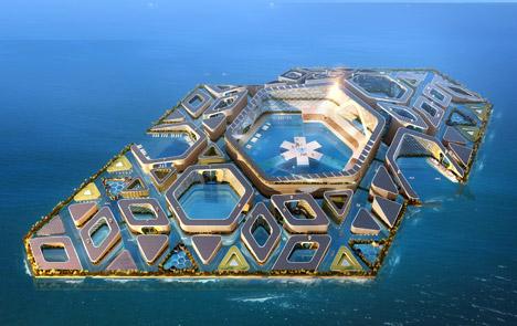 英建筑師將在中國設(shè)計“飄浮城市”